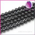 whole sale price 3A quality Natural black tourmaline round beads 4 mm